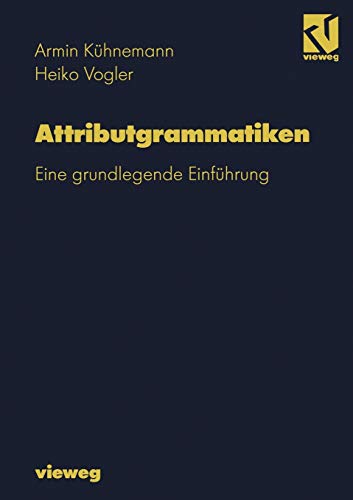 Attributgrammatiken Eine grundlegende Einfhrung [Paperback]