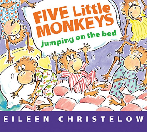 Five Little Monkeys Jumping on the Bed (board book) [Board book]