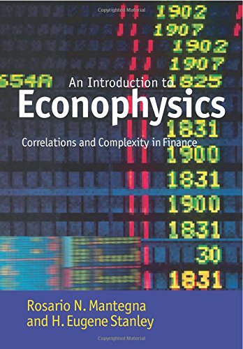 Introduction to Econophysics Correlations and Complexity in Finance [Paperback]