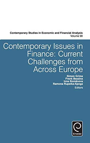 Contemporary Issues In Finance Current Challenges From Across Europe (contempor [Hardcover]