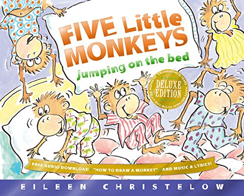 Five Little Monkeys Jumping on the Bed 25th Anniversary Edition [Hardcover]