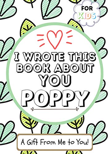 I Wrote This Book About You Poppy [Paperback]