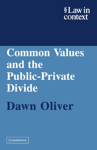 Common Values and the Public-Private Divide [Paperback]