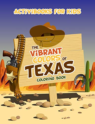 Vibrant Colors of Texas Coloring Book [Paperback]