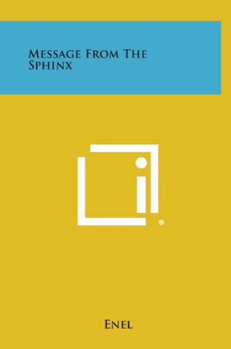 Message from the Sphinx [Hardcover]