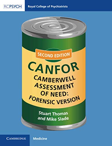 Camberwell Assessment of Need Forensic Version CANFOR [Paperback]
