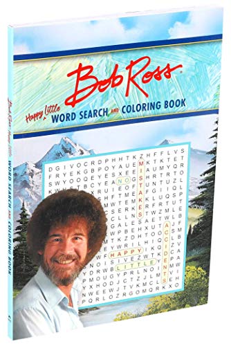 Bob Ross Word Search and Coloring Book [Paperback]