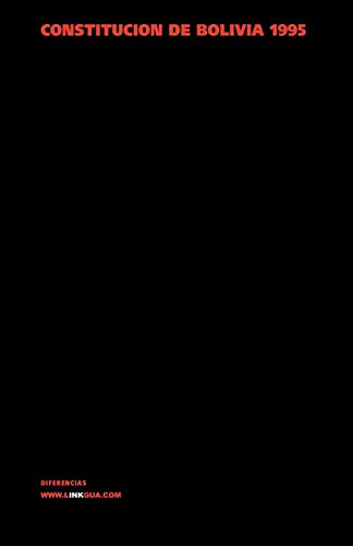 Constituci&243n de Bolivia de 1995 [Paperback]