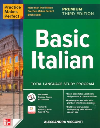 Practice Makes Perfect Basic Italian, Premium Third Edition [Paperback]