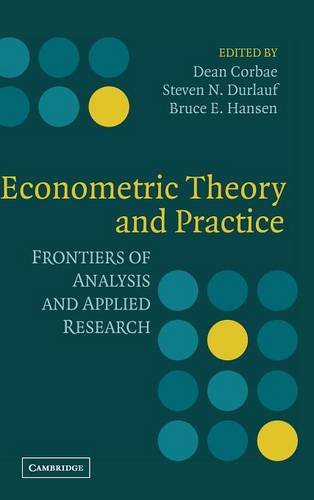 Econometric Theory and Practice Frontiers of Analysis and Applied Research [Hardcover]