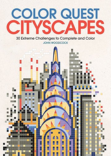 Color Quest Cityscapes 30 Extreme Challenges to Complete and Color [Paperback]