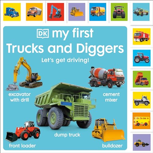 My First Trucks and Diggers Let's Get Driving [Board book]