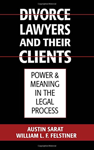 Divorce Lawyers and Their Clients Power and Meaning in the Legal Process [Paperback]