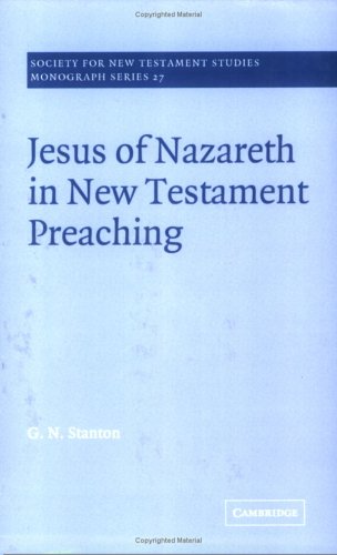 Jesus of Nazareth in New Testament Preaching [Paperback]