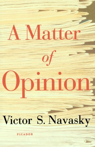 A Matter of Opinion [Paperback]