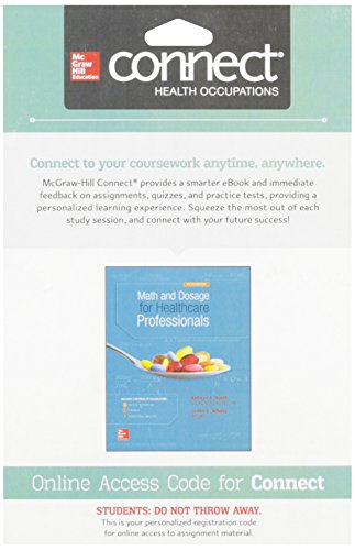 Connect Access Card for Math & Dosage Calculations for Healthcare Professionals [Online resource]