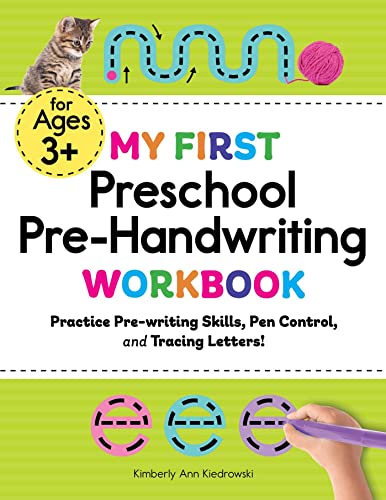 My First Preschool Pre-Handwriting Workbook Practice Pre-Writing Skills, Pen Co [Paperback]