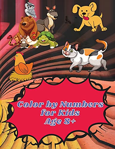 Color By Numbers For Kids Age 8-12