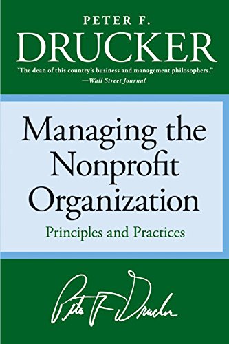 Managing the Non-profit Organization Principles and Practices [Paperback]