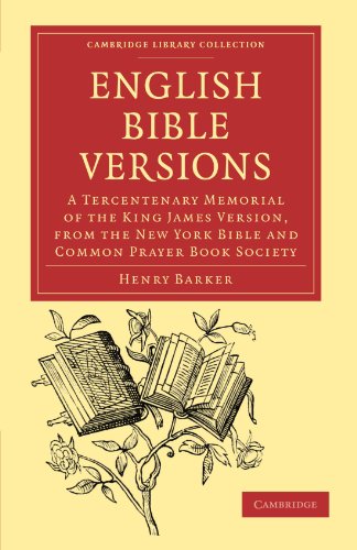 English Bible Versions A Tercentenary Memorial of the King James Version, from  [Paperback]