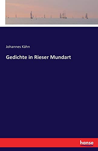 Gedichte In Rieser Mundart (german Edition) [Paperback]