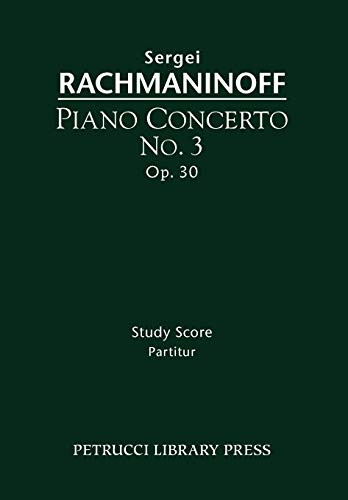Piano Concerto No. 3, Op. 30 - Study Score [Paperback]