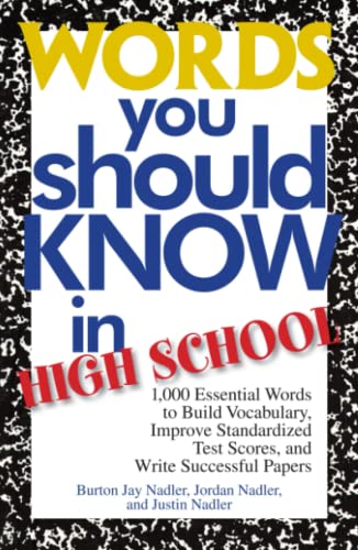 Words You Should Know In High School 1000 Essential Words To Build Vocabulary,  [Paperback]