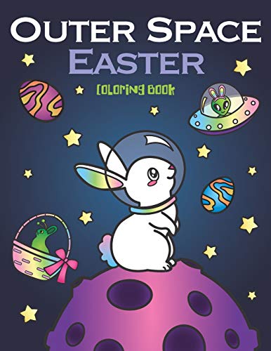 Outer Space Easter Coloring Book [Paperback]