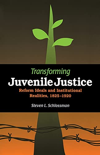 Transforming Juvenile Justice Reform Ideals and Institutional Realities, 1825-1 [Paperback]