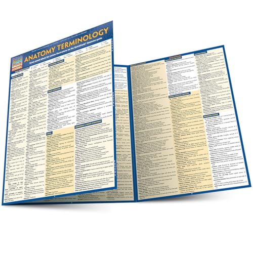 Anatomy Terminology Reference Guide for use with Anatomy Reference Guide (97814 [Fold-out book or cha]