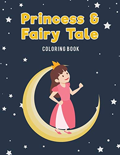 Princess & Fairy Tale Jumbo Coloring Book [Paperback]