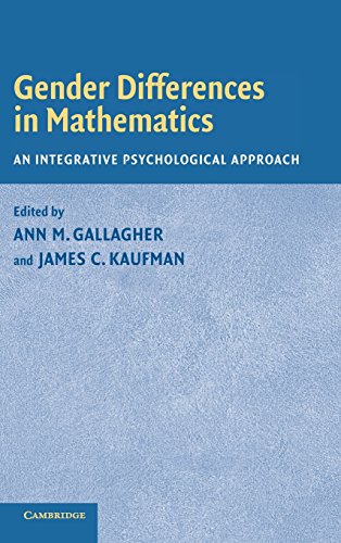 Gender Differences in Mathematics An Integrative Psychological Approach [Hardcover]