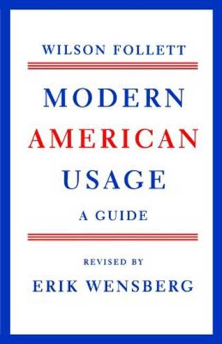 Modern American Usage A Guide [Paperback]