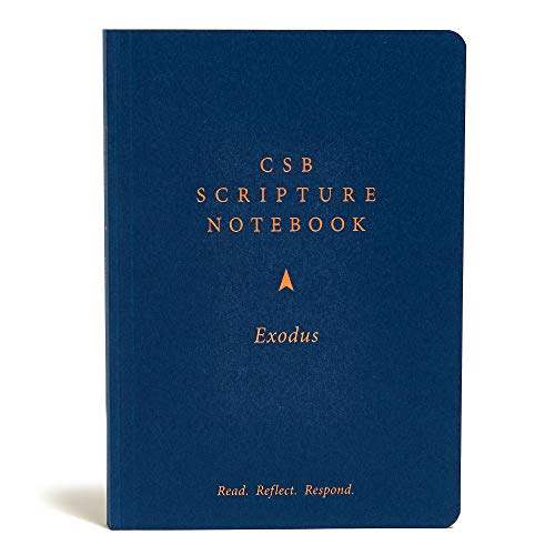 CSB Scripture Notebook, Exodus  Read. Reflect. Respond [Paperback]