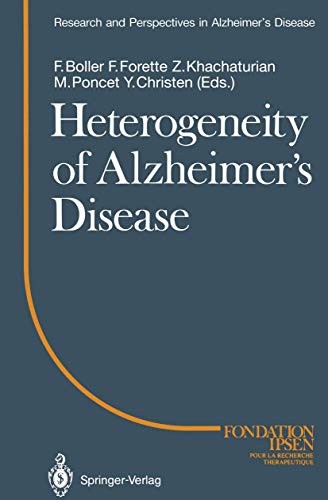 Heterogeneity of Alzheimers Disease [Paperback]