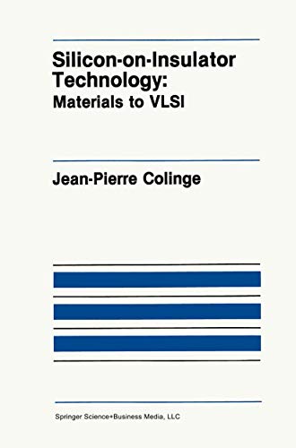 Silicon-on-Insulator Technology Materials to VLSI [Hardcover]
