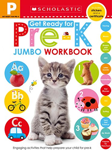 Jumbo Workbook Get Ready for Pre-K (Scholastic Early Learners) [Paperback]