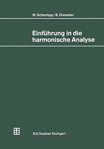 Einfhrung in die harmonische Analyse [Paperback]