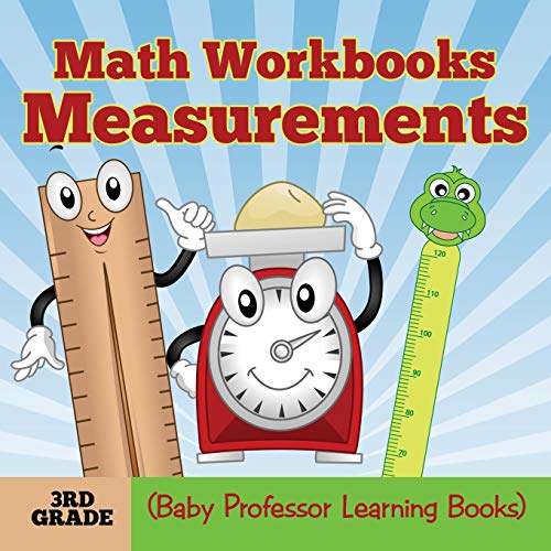 Math Workbooks 3rd Grade  Measurements (Baby Professor Learning Books) [Paperback]