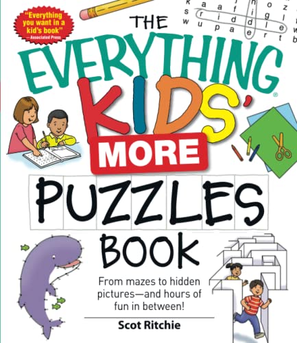 The Everything Kids&39 More Puzzles Book From mazes to hidden pictures - and  [Paperback]