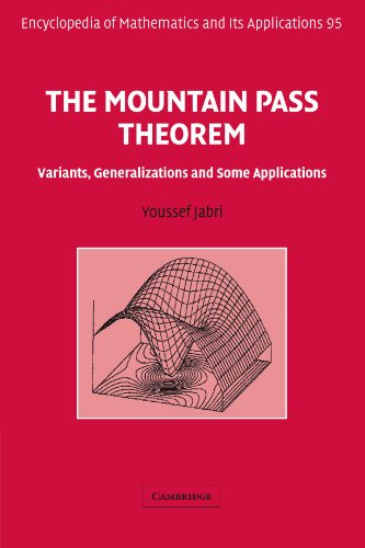 The Mountain Pass Theorem Variants, Generalizations and Some Applications [Paperback]