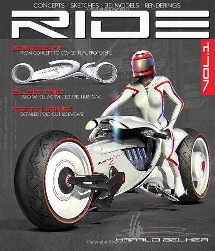 RIDE Futuristic Electric Motorcycle Concept [Hardcover]