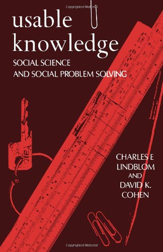Usable Knowledge Social Science and Social Problem Solving [Paperback]