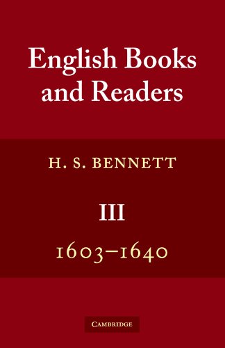 English Books and Readers 16031640 Being a Study in the History of the Book Tr [Paperback]
