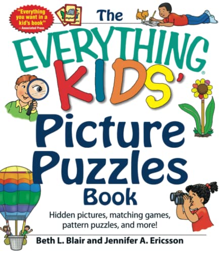 The Everything Kids&39 Picture Puzzles Book Hidden Pictures, Matching Games,  [Paperback]
