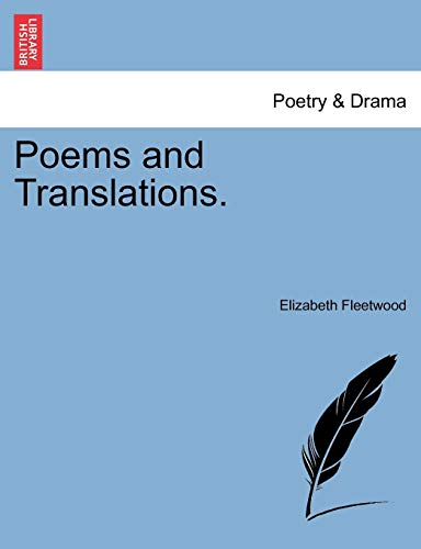 Poems and Translations [Paperback]