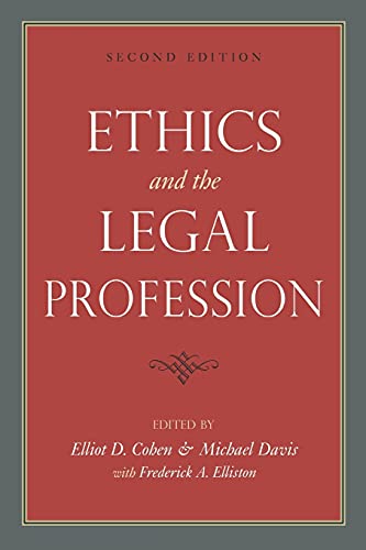 Ethics and the Legal Profession [Paperback]