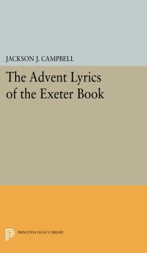 Advent Lyrics of the Exeter Book [Paperback]