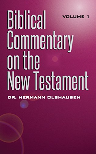 Biblical Commentary On The New Testament Vol. 1 [Hardcover]