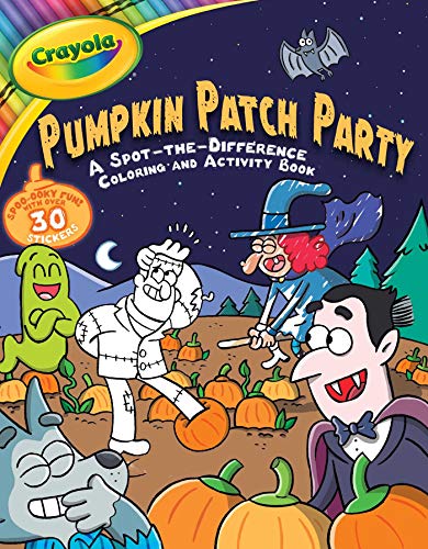 Crayola Pumpkin Patch Party A Spot-the-Difference Coloring and Activity Book [Paperback]